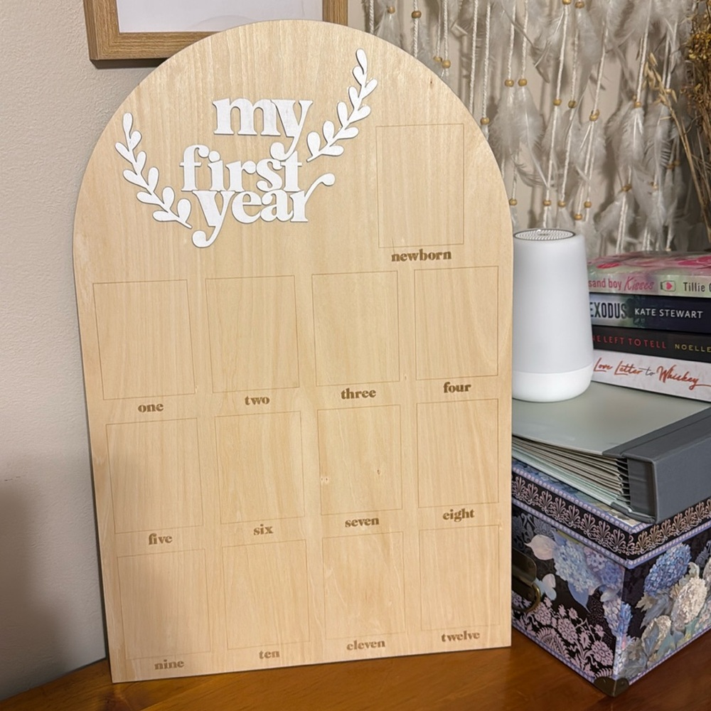 My first year picture board